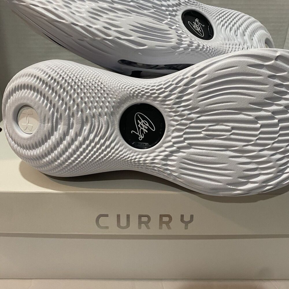 Under Armour Curry 12 Shooting Star White 3027632-100 Mens Basketball Shoes 12 - Picture 10 of 13